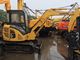 12V Voltage Used Earth Moving Equipment Komatsu PC55MR With Rubber Track