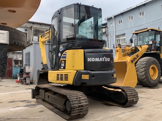 5160KG3 유압 크롤러 초침 Komatsu 굴착기 5 톤 PC55MR-2