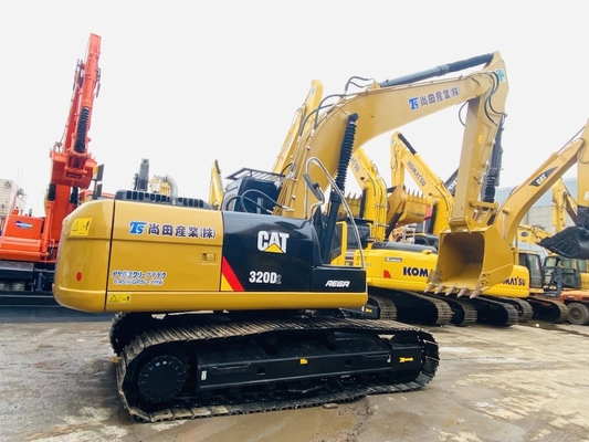 중고용 CAT Caterpillar 320D 수압 크롤러 발굴기 20 톤