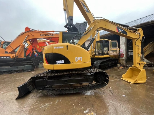 일본 원본 Cat 308D 중고용 발굴기, Caterpillar 중고용 트랙 발굴기 8톤