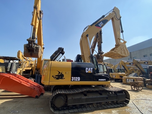 일본 원본 Cat 312D 중고용 수압 크롤러 발굴기, Caterpillar 중고용 트랙 발굴기 12톤