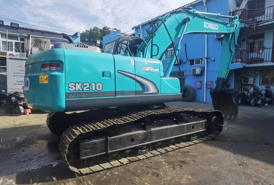 21 톤 원본 일본 사용 고벨코 SK210-8 크롤러 발굴기 114KW 엔진 전력 및 1m3 버킷 용량