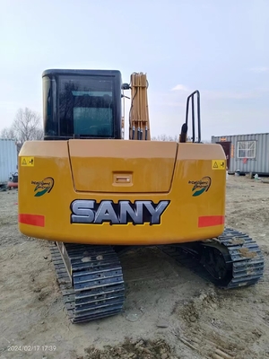 7 톤 사용 된 Sany SY75C 수압 발굴기 0.12 ~ 0.32 m3 버킷 용량