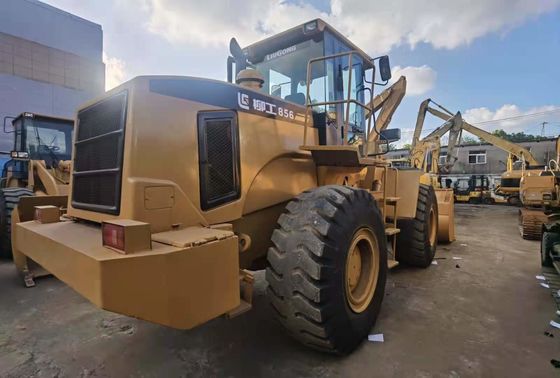 5-6 톤 사용 된 Liugong CLG856 휠 로더 1.8-4.5 m3 버킷 로더