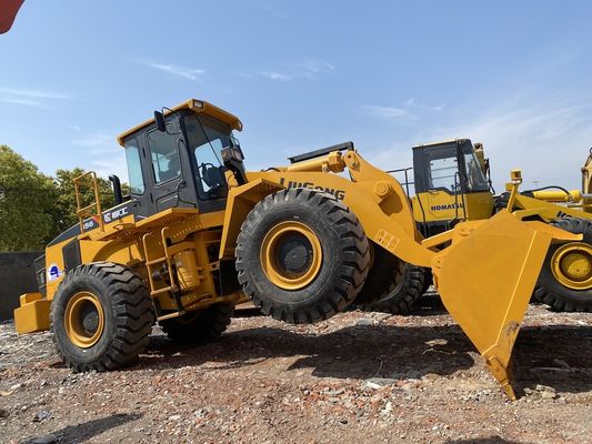 5-6 톤 사용 된 Liugong CLG856 휠 로더 1.8-4.5 m3 버킷 로더