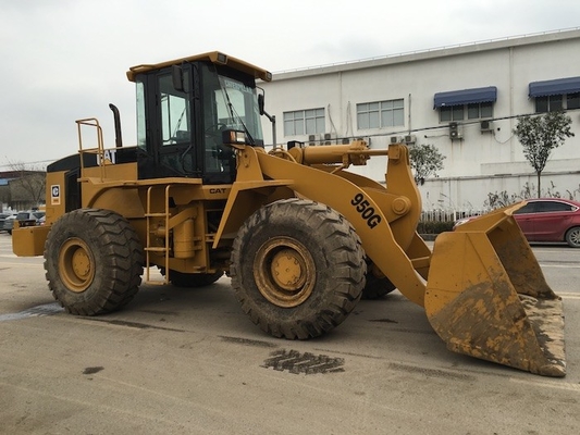 5-6 톤 사용 된 Cat 950G 휠 로더 2.9-3.6 m3 버킷 로더