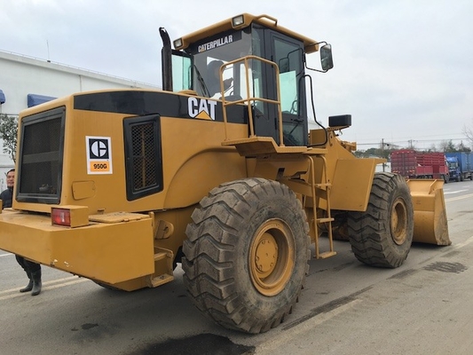 5-6 톤 사용 된 Cat 950G 휠 로더 2.9-3.6 m3 버킷 로더
