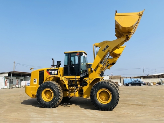 사용 된 CAT 966H 휠 로더 3.4-4.2 m3 버킷 로더