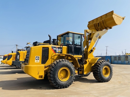 사용 된 CAT 966H 휠 로더 3.4-4.2 m3 버킷 로더