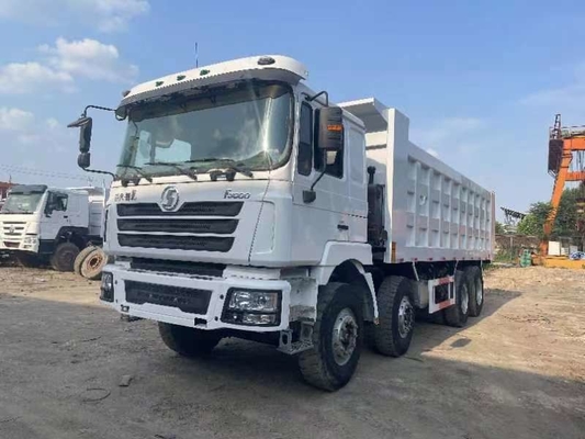 사용 된 SHACMAN F3000 8X4 6X4 무거운 덤프 트럭 12 타이어 400HP 덤퍼