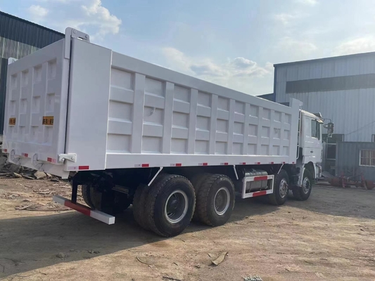 사용 된 SHACMAN F3000 8X4 6X4 무거운 덤프 트럭 12 타이어 400HP 덤퍼