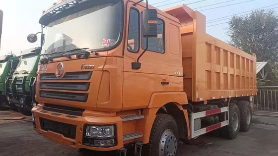 사용 된 SHACMAN F3000 8X4 6X4 무거운 덤프 트럭 12 타이어 400HP 덤퍼