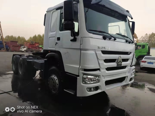 중고 Sinotruk Howo 371hp 트럭 트랙터 트레일러 헤드 6x4 판매