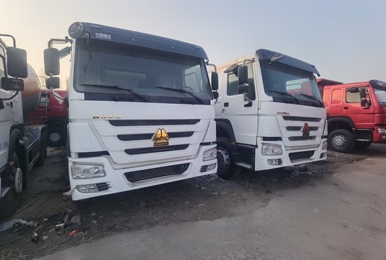 중고 SINOTRUK HOWO 콘크리트 믹싱 트럭 6x4 380HP 사용 된 콘크리트 믹싱 트럭
