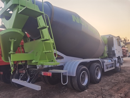 중고 SHACMAN F3000 콘크리트 혼합 트럭 6x4 340HP 사용 콘크리트 혼합 트럭