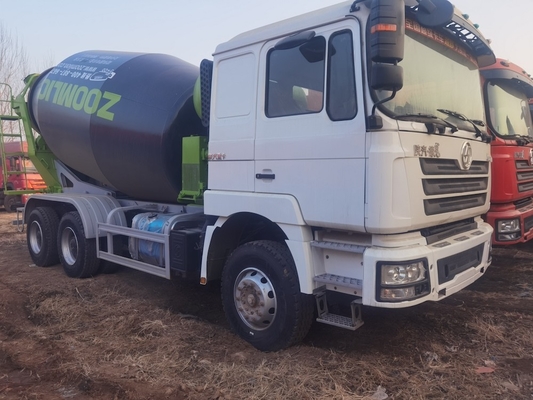 중고 SHACMAN F3000 콘크리트 혼합 트럭 6x4 340HP 사용 콘크리트 혼합 트럭