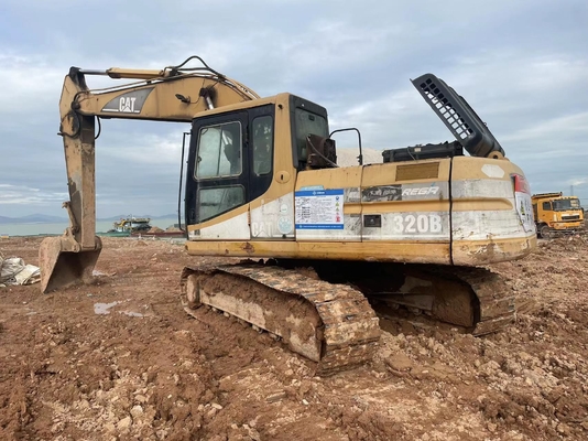 일본 원본 Cat 320b 중고용 발굴기, Caterpillar 중고용 트랙 발굴기 20톤