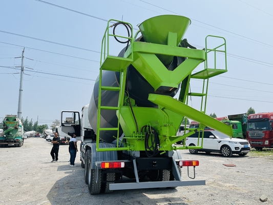 중고 SHACMAN F3000 콘크리트 혼합 트럭 6x4 사용 된 콘크리트 믹서 트럭