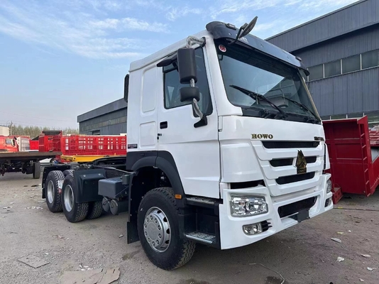 중고 Sinotruk Howo 371hp 트럭 트랙터 트레일러 헤드 6x4 판매