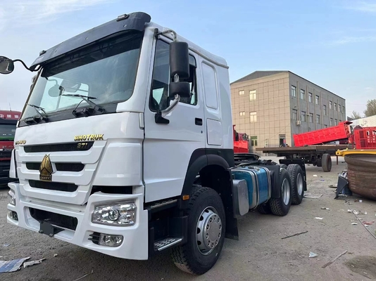 중고 Sinotruk Howo 371hp 트럭 트랙터 트레일러 헤드 6x4 판매