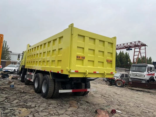 사용 된 HOWO SINOTRUK 덤프 트럭 8x4 중고 HOWO 375 HP 틱퍼 트럭 판매