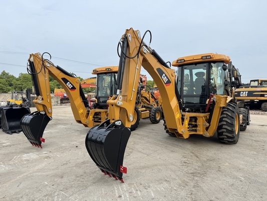 사용 된 CAT Caterpillar 420F 배크호 로더 수압 기계 중고 CAT 배크호 발굴기