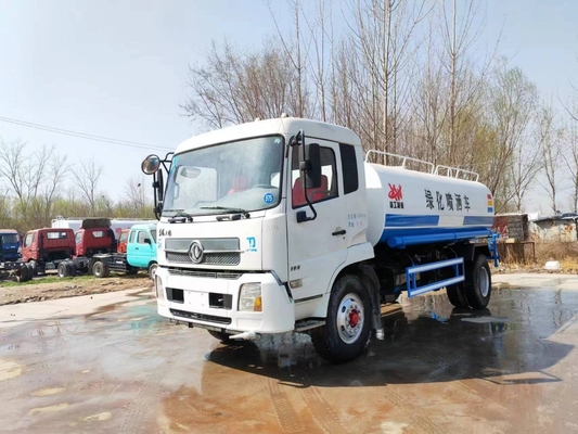 15CBM 185hp 중고 Kinland 동펜 스프링클러 물탱크 트럭 사용 물탱크 트럭 판매