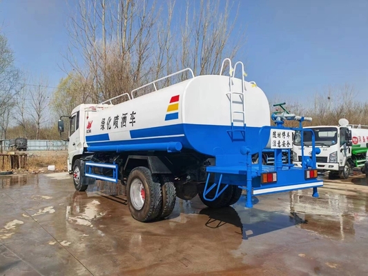 15CBM 185hp 중고 Kinland 동펜 스프링클러 물탱크 트럭 사용 물탱크 트럭 판매