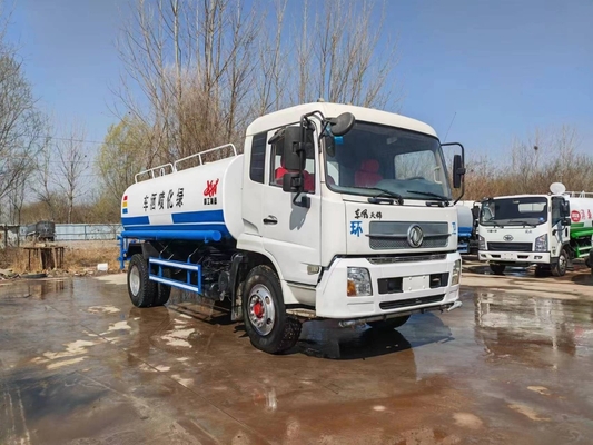 15CBM 185hp 중고 Kinland 동펜 스프링클러 물탱크 트럭 사용 물탱크 트럭 판매