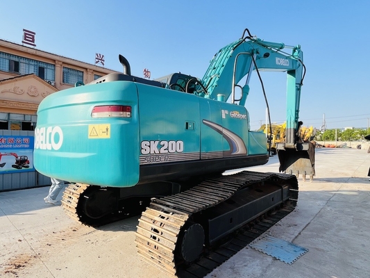 사용 된 Kobelco SK200-8 수압 크래버 발굴기 중고 20 톤 발굴기 배크호