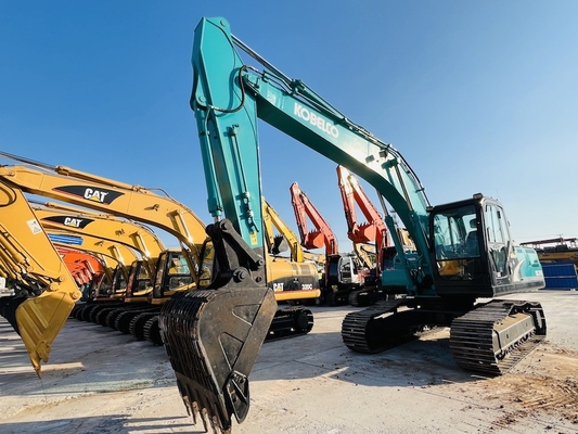 사용 된 Kobelco SK200-8 수압 크래버 발굴기 중고 20 톤 발굴기 배크호