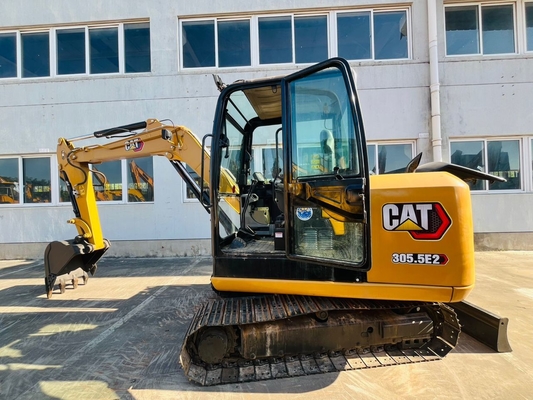 미니 발굴기 오리지안일 일본 CAT 305.5E2 사용 된 수압 크롤러 발굴기 5 톤 중고 뚜라미 발굴기