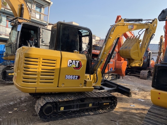 중고 Caterpillar Excavator 원본 일본 중고 CAT 306E2 크롤러 발굴기 6톤 건설 기계