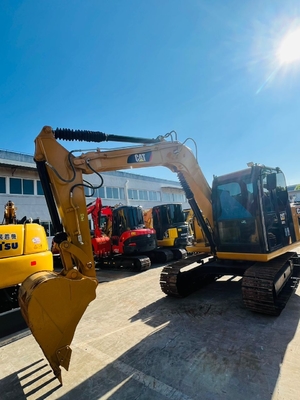 0.33 CBM CAT 307E2 중고 Caterpillar Excavator 일본 제조 중고 크롤러 발굴기 7톤 건설 기계
