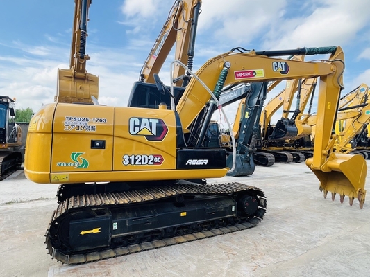 12 톤 90% 새로운 CAT 312D2GC 중고용 애벌레 발굴기 사용 된 CAT 크롤러 발굴기 CAT 312D 건설 기계