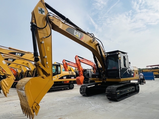 100% 일본제 사용된 CAT 320D2 Caterpillar Excavator 중고용 수압 크롤러 디버 1CBM 버킷 용량