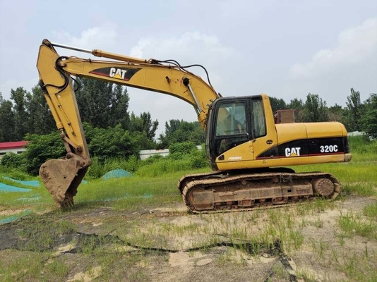 원본 CAT 320C 사용 된 크롤러 발굴기 20 톤 CAT 3066ATAAC 엔진을 가진 중고용 CAT 발굴기