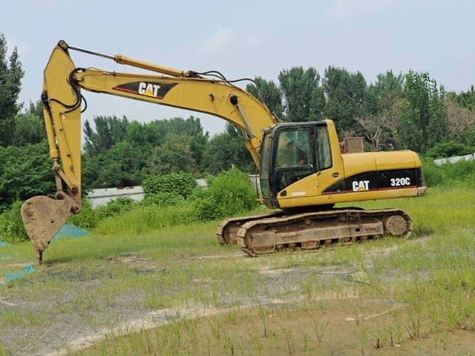 원본 CAT 320C 사용 된 크롤러 발굴기 20 톤 CAT 3066ATAAC 엔진을 가진 중고용 CAT 발굴기