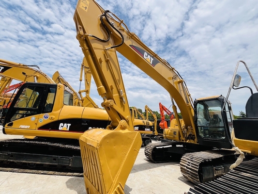 일본 오리지널 CAT 320CL 중고용 수압 배구 발굴기 20 톤 사용 된 CAT 발굴기 1m3 1CBM Caterpillar 발굴기