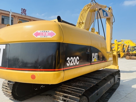 CAT 320C 중고용 크롤러 발굴기 최대 발굴 깊이가 6550mm, CAT 3066 엔진 모델