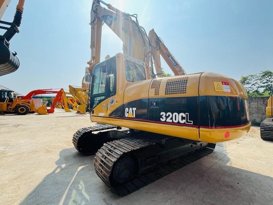 중고 20t 발굴기 사용 CAT 320CL Caterpillar Crawer 발굴기