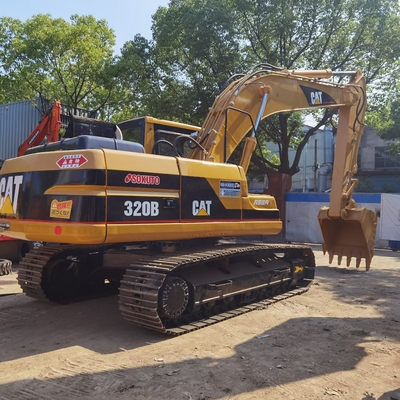 오리지널 CAT 320B 중고용 발굴기, Caterpillar 사용된 크롤러 디버 20톤 CAT 3066T 엔진