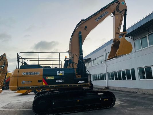 원본 CAT 336D 중고 발굴기, Caterpillar 사용 된 크롤러 발굴기 36톤 건설 장비