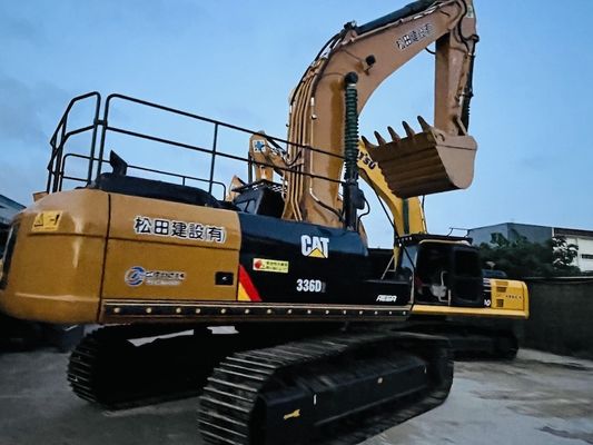 원본 CAT 336D 중고 발굴기, Caterpillar 사용 된 크롤러 발굴기 36톤 건설 장비