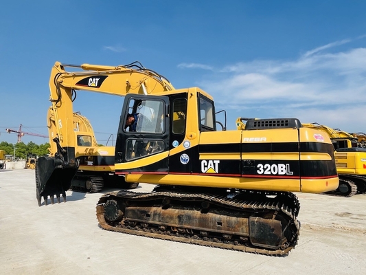 일본 오리지널 CAT 320BL 중고용 발굴기 20톤 Caterpillar 중고용 크롤러 디거 CAT 3066T 엔진
