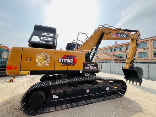 21톤 중고용 발굴기 사용된 Sany SY215C 수압 발굴기 1CBM 버킷 용량