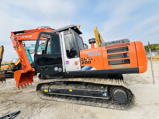 20톤 원본 일본 사용 히타치 ZX200-3G 크롤러 발굴기 ISUZU 엔진